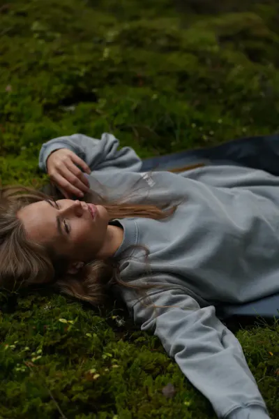 Pre Aprés Vintage Off Piste Vintage  Washed Sweatshirt, Stormy b