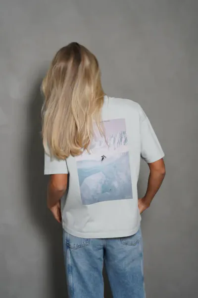 Pre Apr&egrave;s Cliffhanger Tee, Grey fog